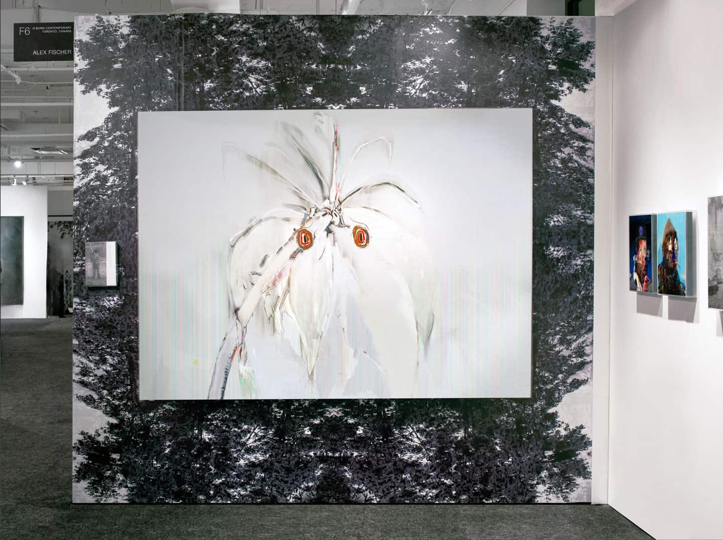 Alex Fischer, Parrots, 2012-03-23 digital giclee as seen at VOLTA NY