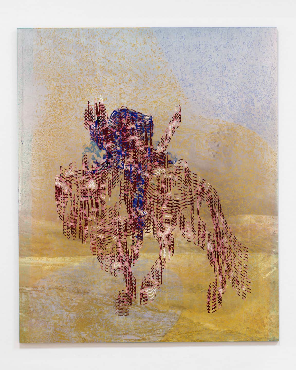 Alex Fischer, Rocinante and Blue Rider, 2014-07-14 digital composite