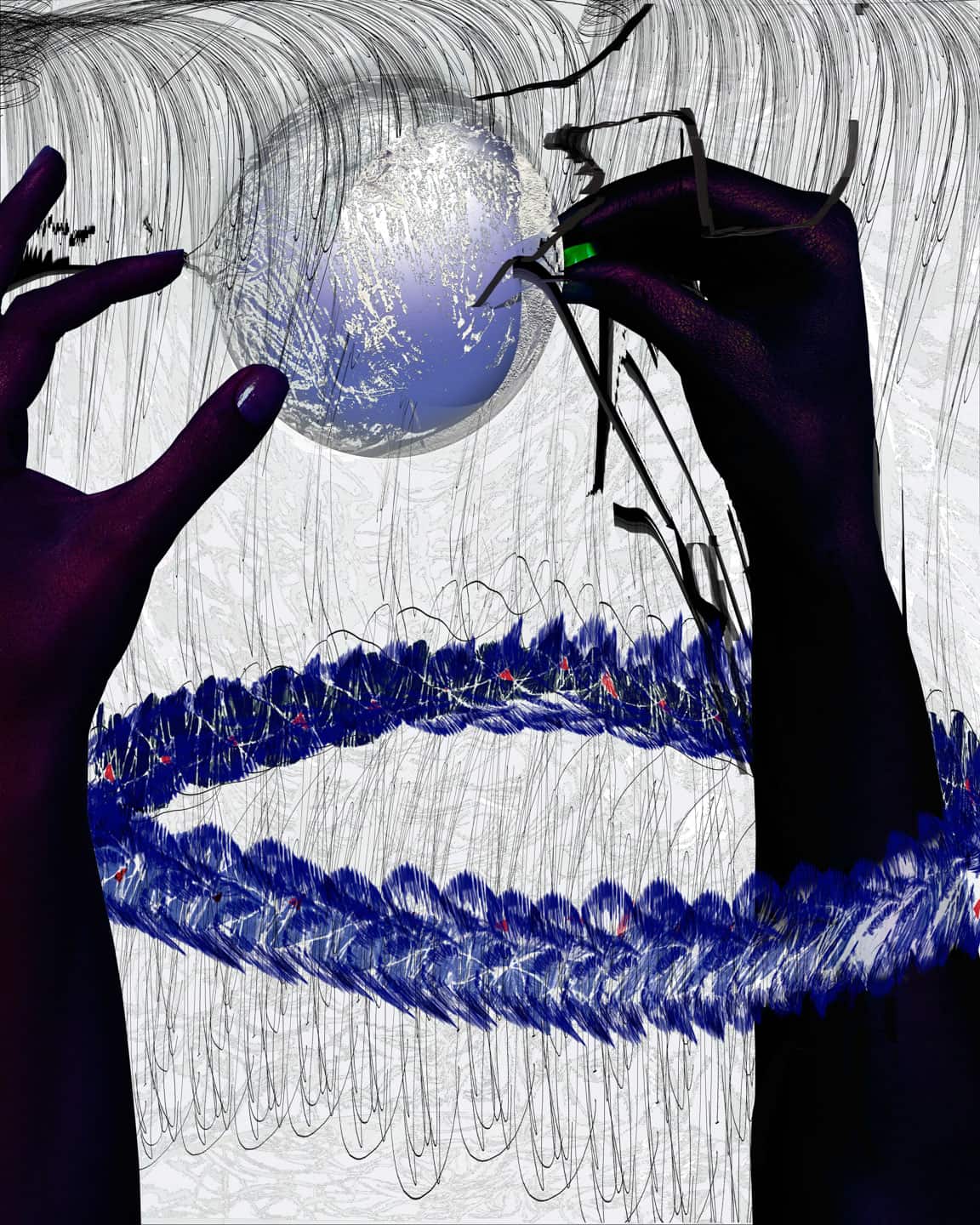 Alex Fischer, Blue Lei, 2015-09-13 digital