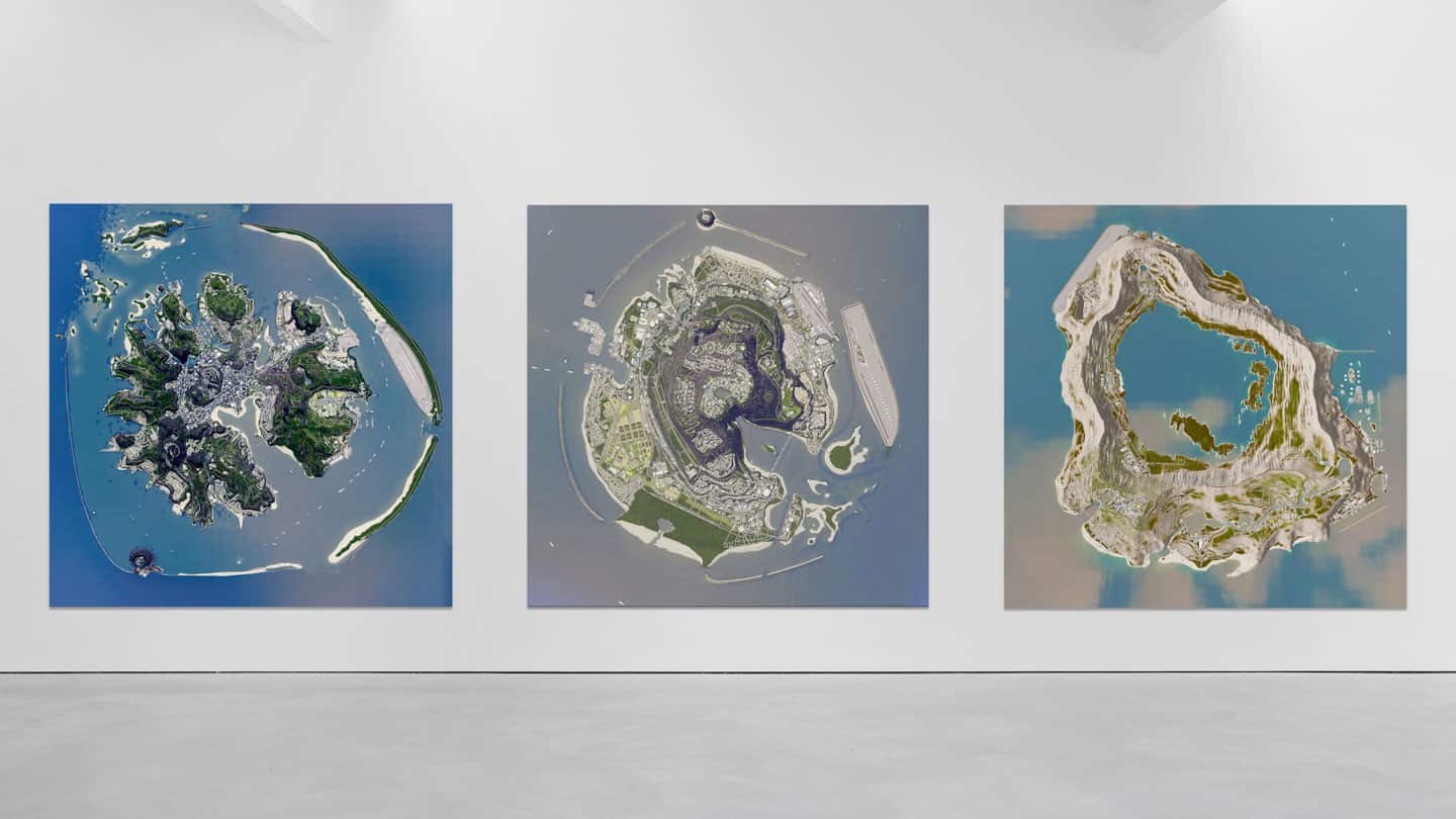 Alex Fischer, isle one,isle two, isle three, 220722–230201 digital composite