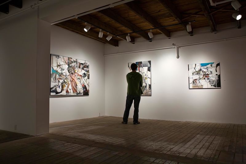 Installation view, Fresh Paint, 20140501 — Tethered to the Sun, FM City Planning, MR City Planning