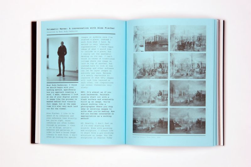 Installation view, Prismatic Waves: A conversation with Alex Fischer, 2009