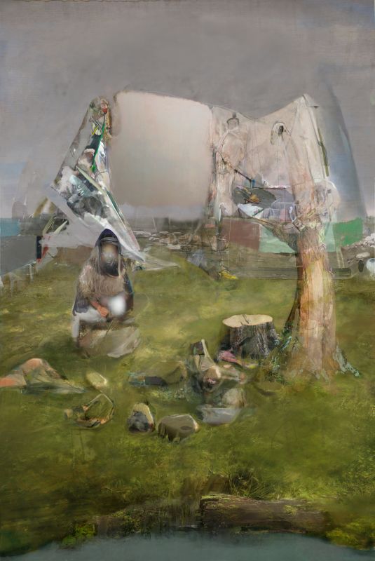 The Invisible Man Returns, 20100313, 48 × 32 in (1219 × 813 mm), digital image of matte giclée