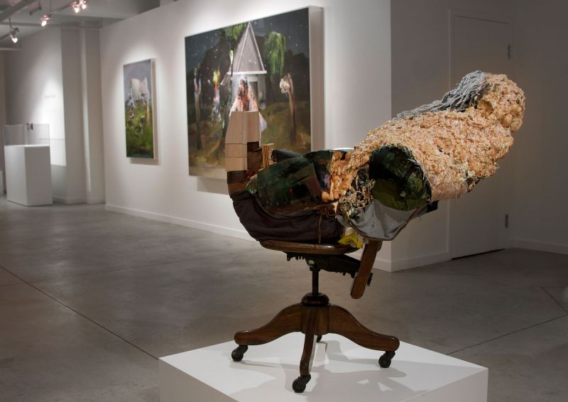 Installation view, Smarter Today, 20101029 — Knight, Cookes Cape, The Invisible Man Returns