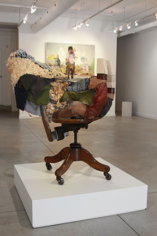 Installation view, Smarter Today, 20101029 — Knight, Figure Head