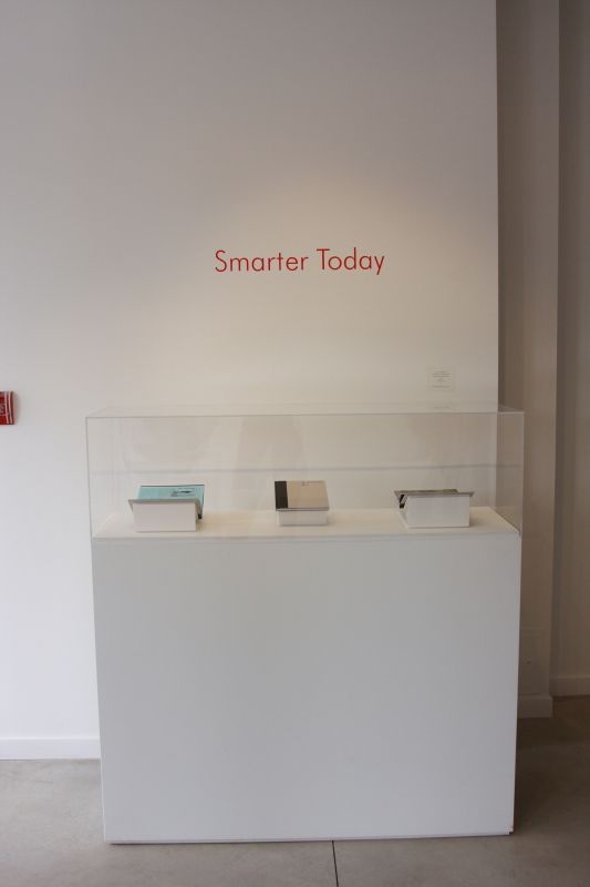 Installation view, Smarter Today, 20101029