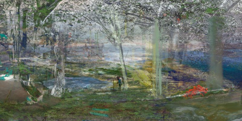 Island, 20120509, 48 × 24 in (1219 × 610 mm), digital image of matte giclée