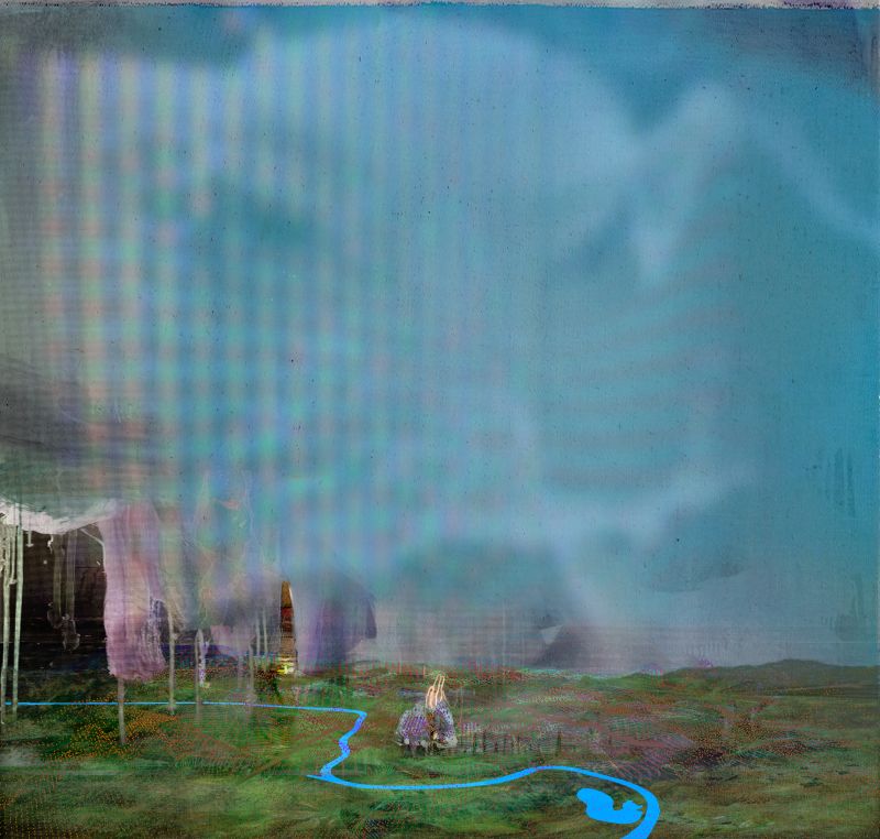 Aurora, 20110504, 12 × 12⅝ in (305 × 321 mm), digital image of fujiflex lightjet