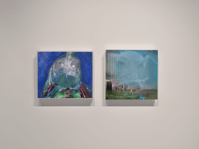 Installation view, Beyond The Fall, Galerie Bigué Art Contemporain, 20120509