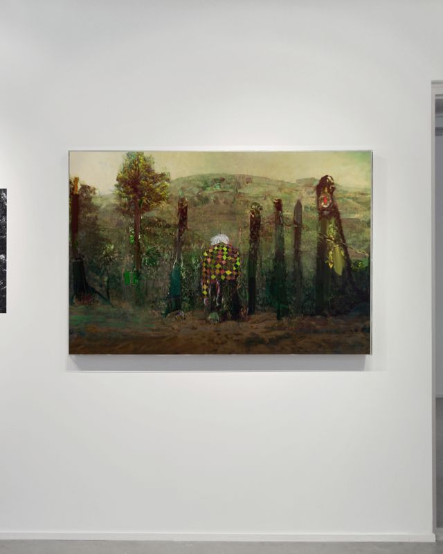 Installation view, Beyond The Fall, Galerie Bigué Art Contemporain, 20120509
