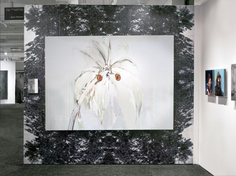 Installation view, Beyond The Fall, 20120204 — Parrots, Untitled Gaze, Bluenose