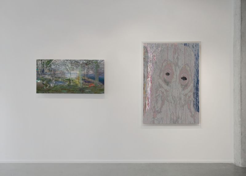 Installation view, Beyond The Fall, Galerie Bigué Art Contemporain, 20120509