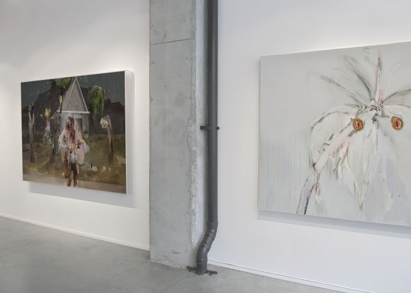 Installation view, Beyond The Fall, Galerie Bigué Art Contemporain, 20120509