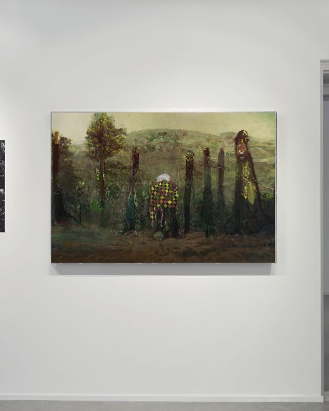 Installation view, Beyond The Fall, Galerie Bigué Art Contemporain, 20120509