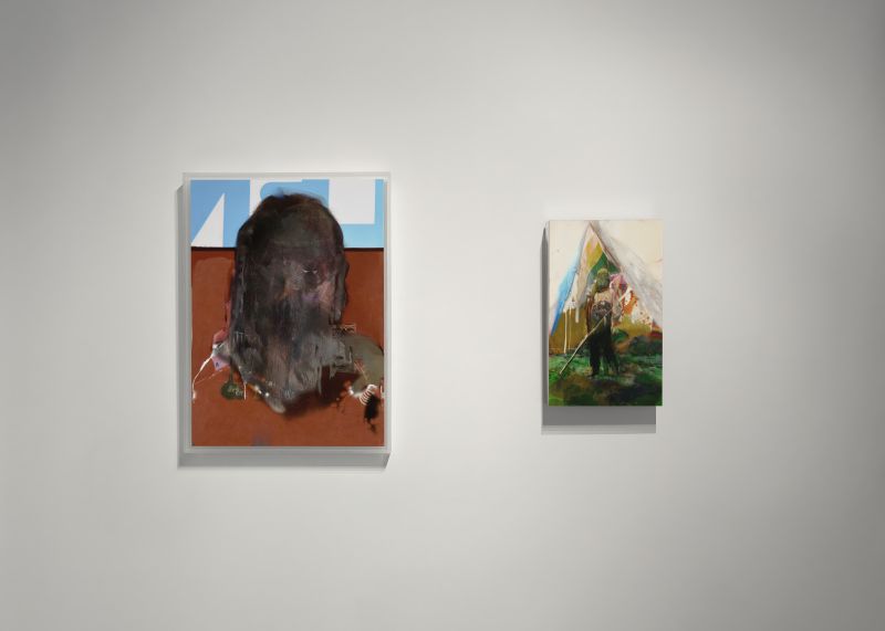 Installation view, Beyond The Fall, Galerie Bigué Art Contemporain, 20120509