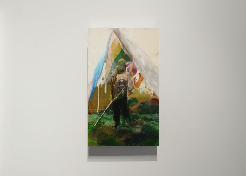 Installation view, Beyond The Fall, Galerie Bigué Art Contemporain, 20120509