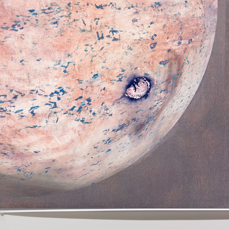 Planet Print, 20141231, 17 × 17 in (432 × 432 mm), digital image of matte giclée