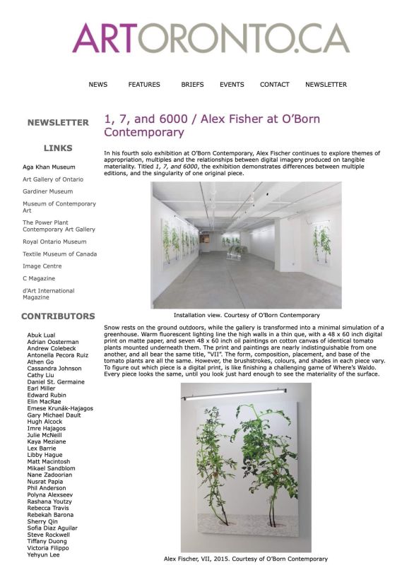 Installation view, 1 7 and 6000, 20150201