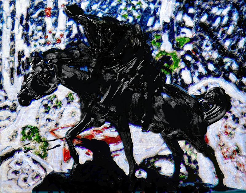 Milne's Crossing, 20161015, 11 × 14 in (279 × 356 mm), digital image of matte giclée