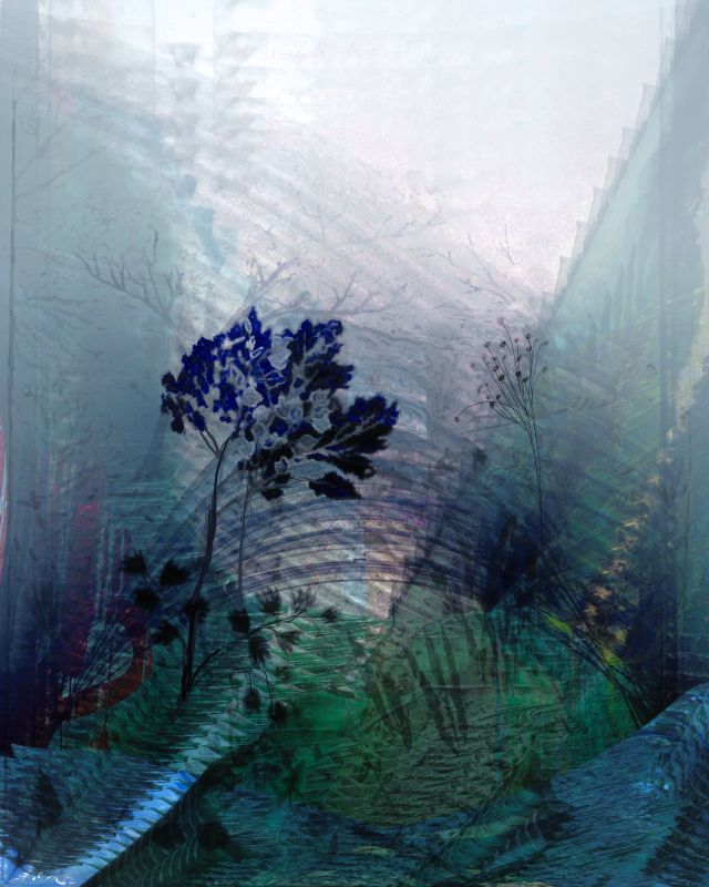 Pale Rhythm, 2022, 22½ × 18 in (572 × 457 mm), digital image of matte giclée