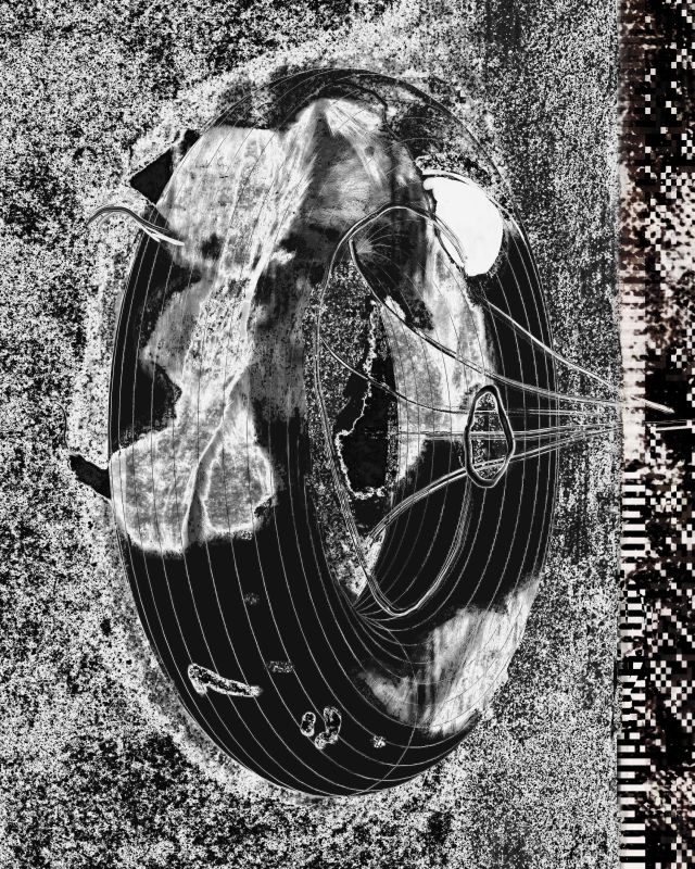 Between Steps, 20171130, 23 × 18 in (584 × 457 mm), digital image of matte giclée