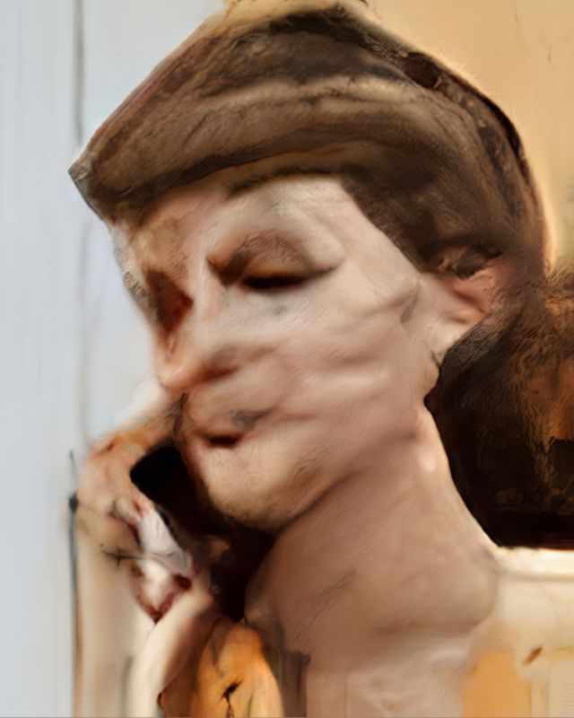 Portrait 190105, 40 × 32 in (1016 × 813 mm), digital image of matte giclée