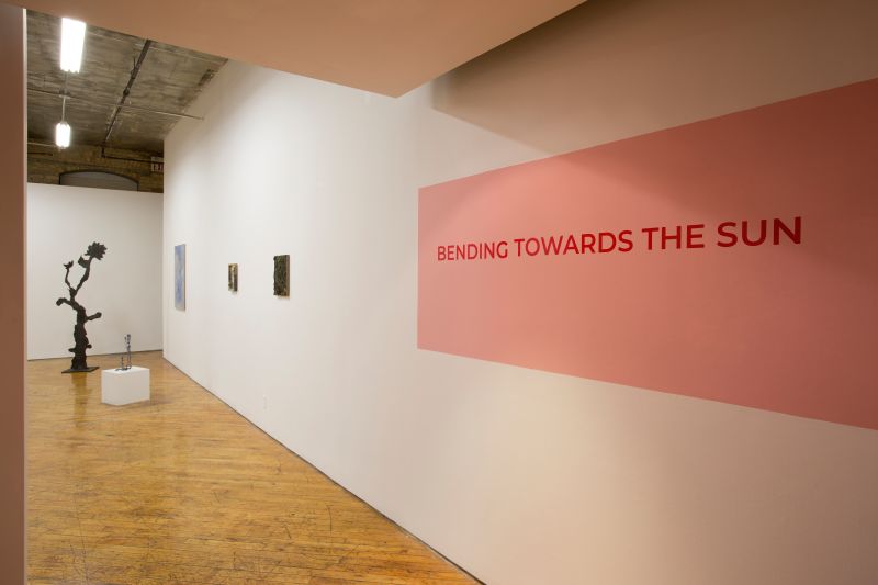 Installation view, Bending Towards the Sun, 20190401