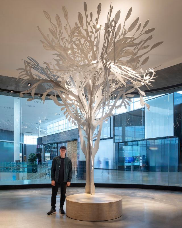 with Story Tree, 2020, digital image