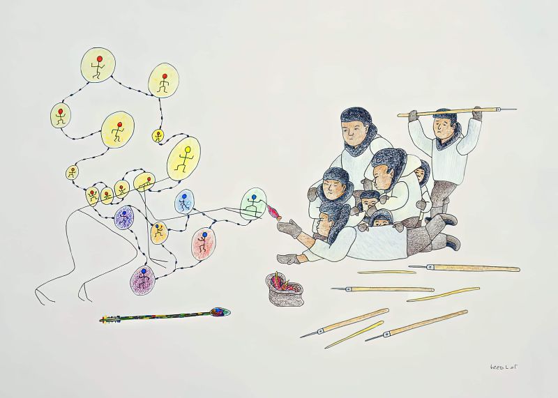 Installation view, ᐃᒻᒪᕕᒻᒥ Upon the Sea 海上, 2020