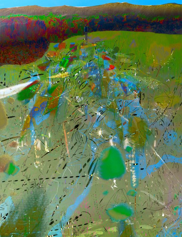 tailwind, 20210813, 62⅜ × 48 in (1583 × 1219 mm), digital image of print