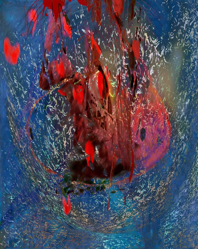 Untitled 191219, 73 × 58 in (1854 × 1473 mm), digital image of matte giclée