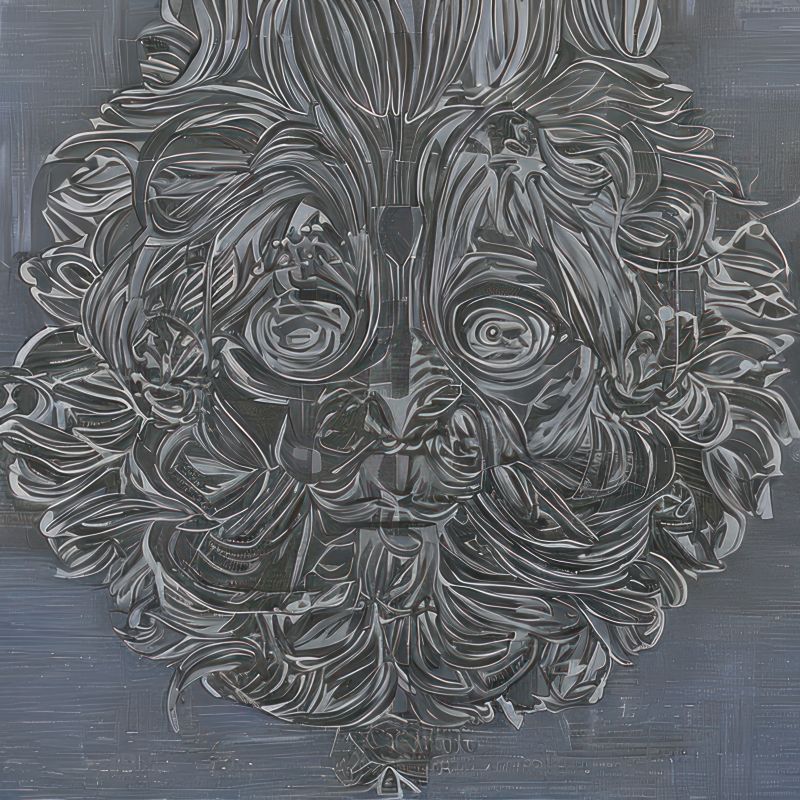 Alex Fischer, Gwynplaine has a permanent smile carved on his face by the King 03 artwork, 20230322
