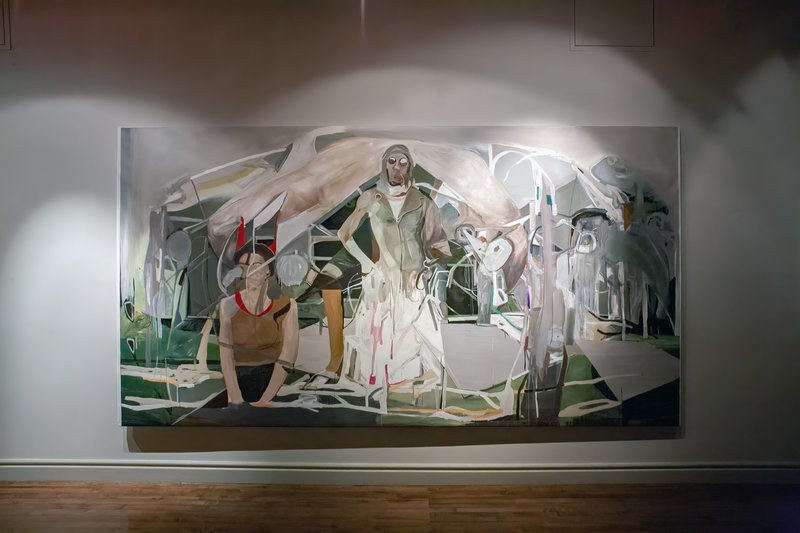 2009-11-05 install photo 04 Alex Fischer, The Spoke Club, Toronto, Canada