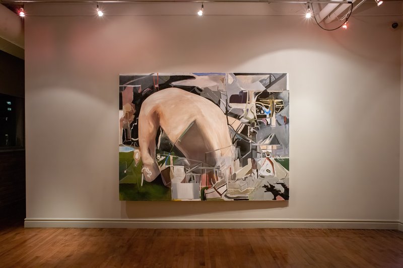 2009-11-05 install photo 07 Alex Fischer, The Spoke Club, Toronto, Canada