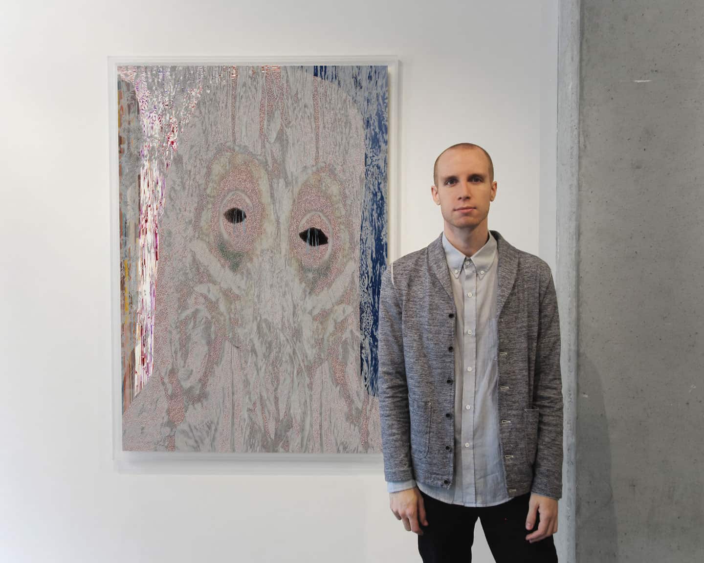 Alex Fischer, Daily, 2012. Install photo at Beyond The Fall, Galerie BAC –with Artist.