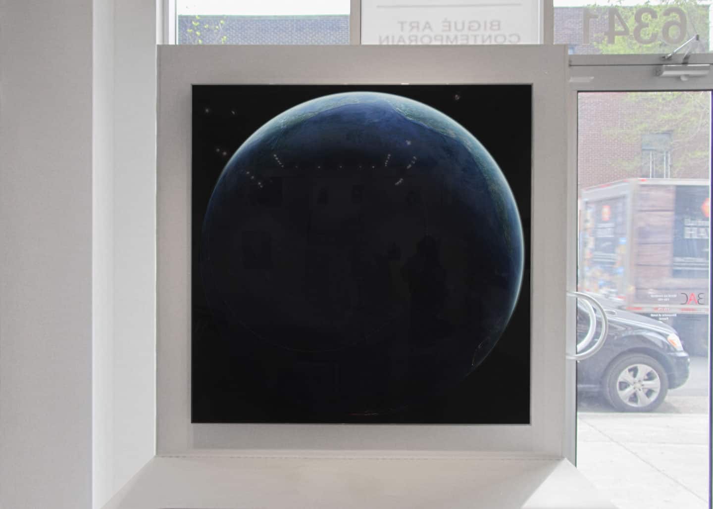 Alex Fischer, Supercollider, 2012. Detail photo Beyond The Fall, Galerie BAC