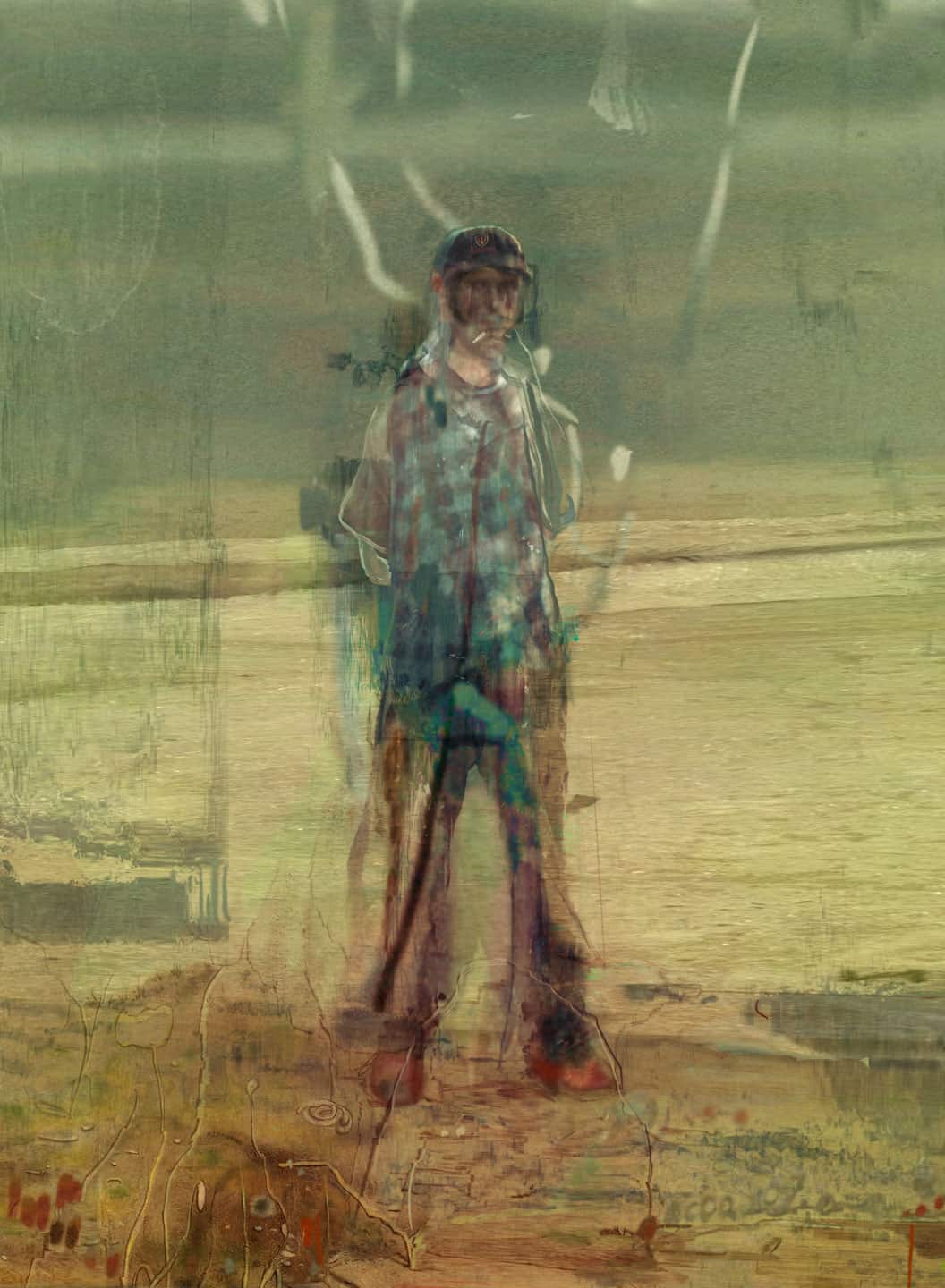 Alex Fischer, Artists Image, 2012, 11&frac34;&times;8&frac58; inch digital matte giclee