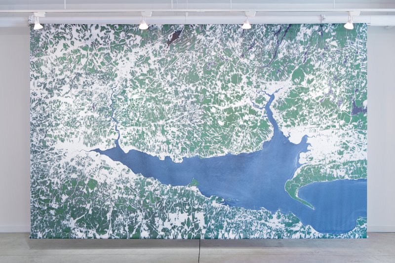 2013-10-19 install photo 19 Alex Fischer, Dry Pixels and Wet Molecules, O'Born Contemporary, Toronto, Canada