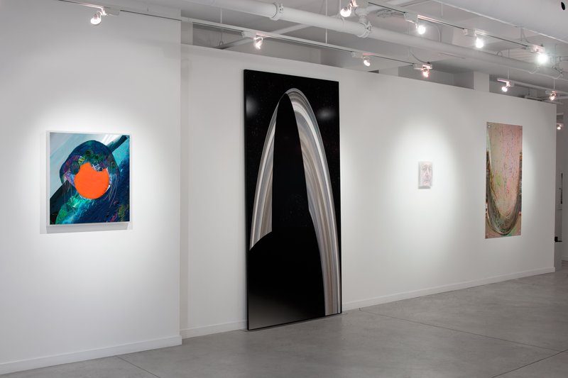 2013-10-19 install photo 31 Alex Fischer, Dry Pixels and Wet Molecules, O'Born Contemporary, Toronto, Canada