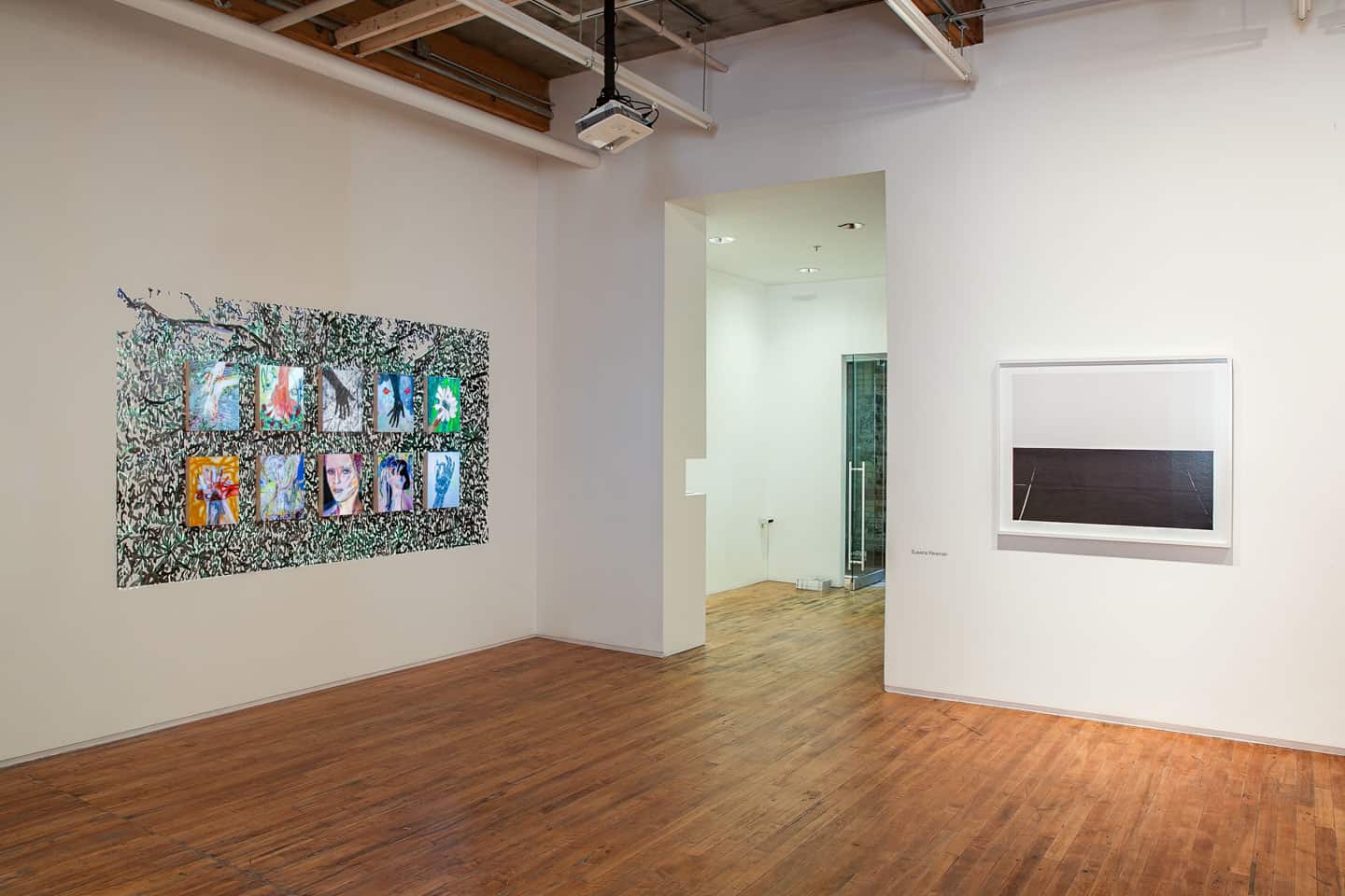 Alex Fischer, untitled projection wall in Trace Copy Render, Circuit Gallery @ Prefix ICA, Toronto, Canada