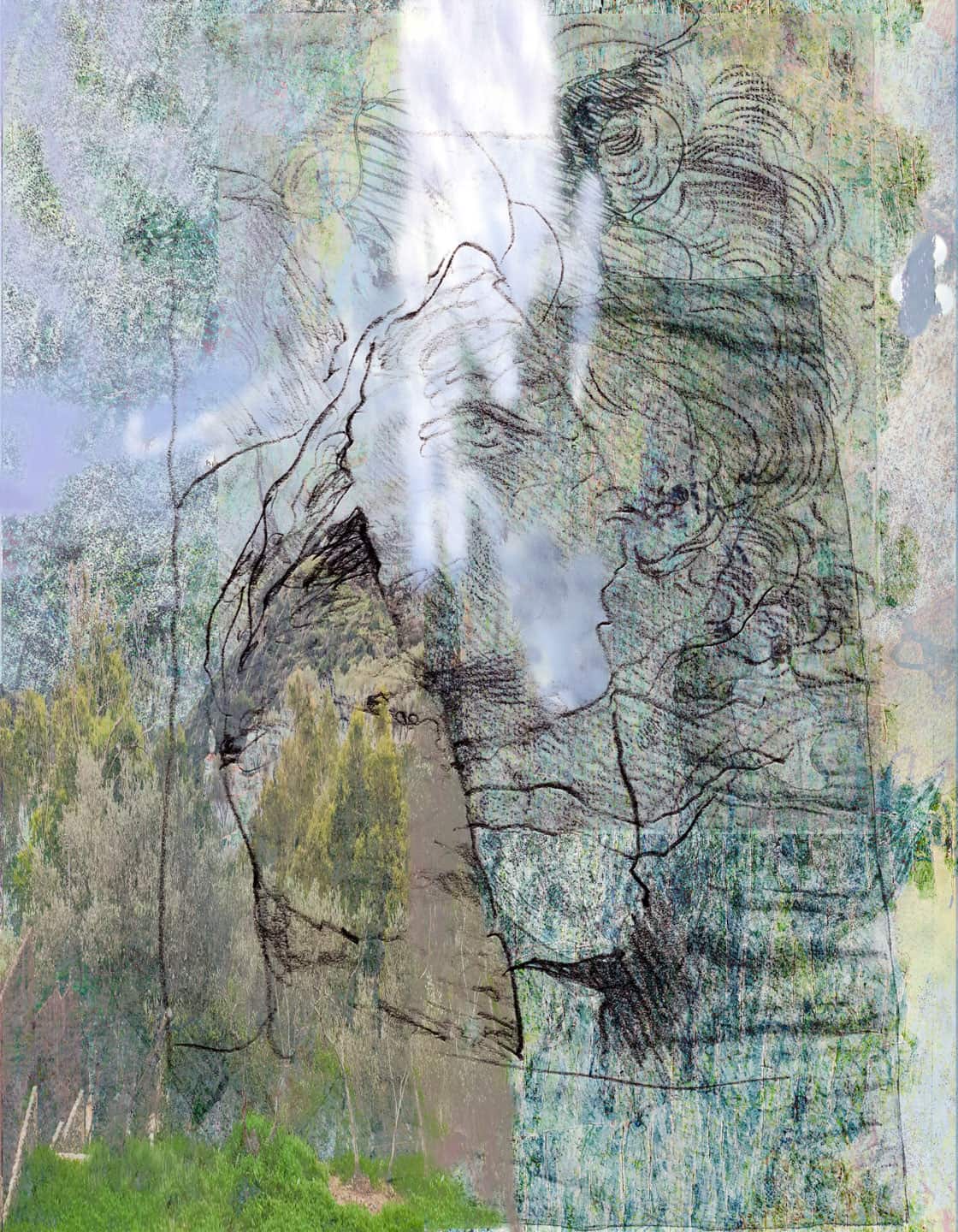 Alex Fischer, Portrait, 2017, 9 &times; 7 inch giclee