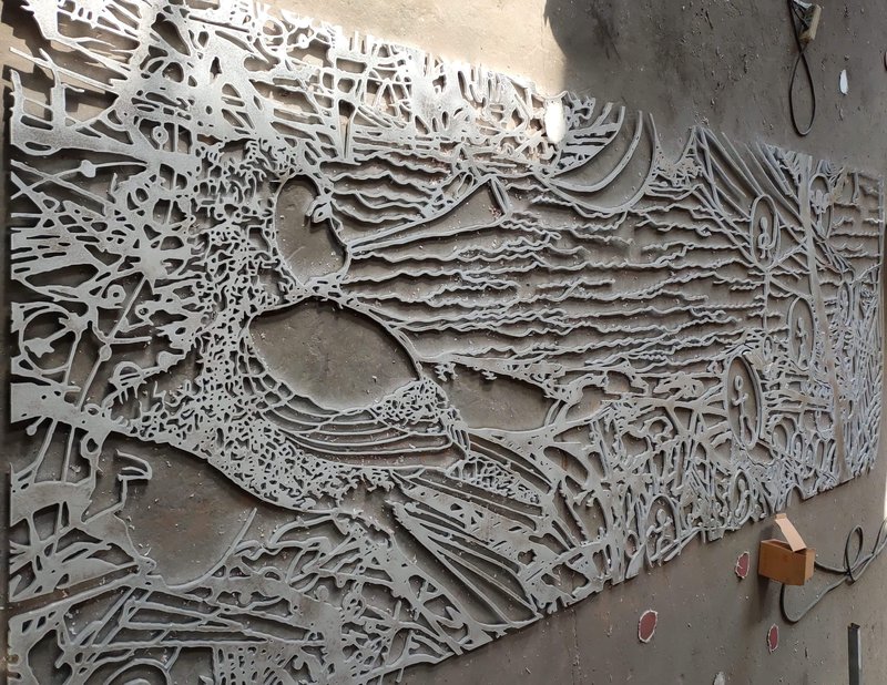 2020-11-20 Alex Fischer, Upon The Sea making 1