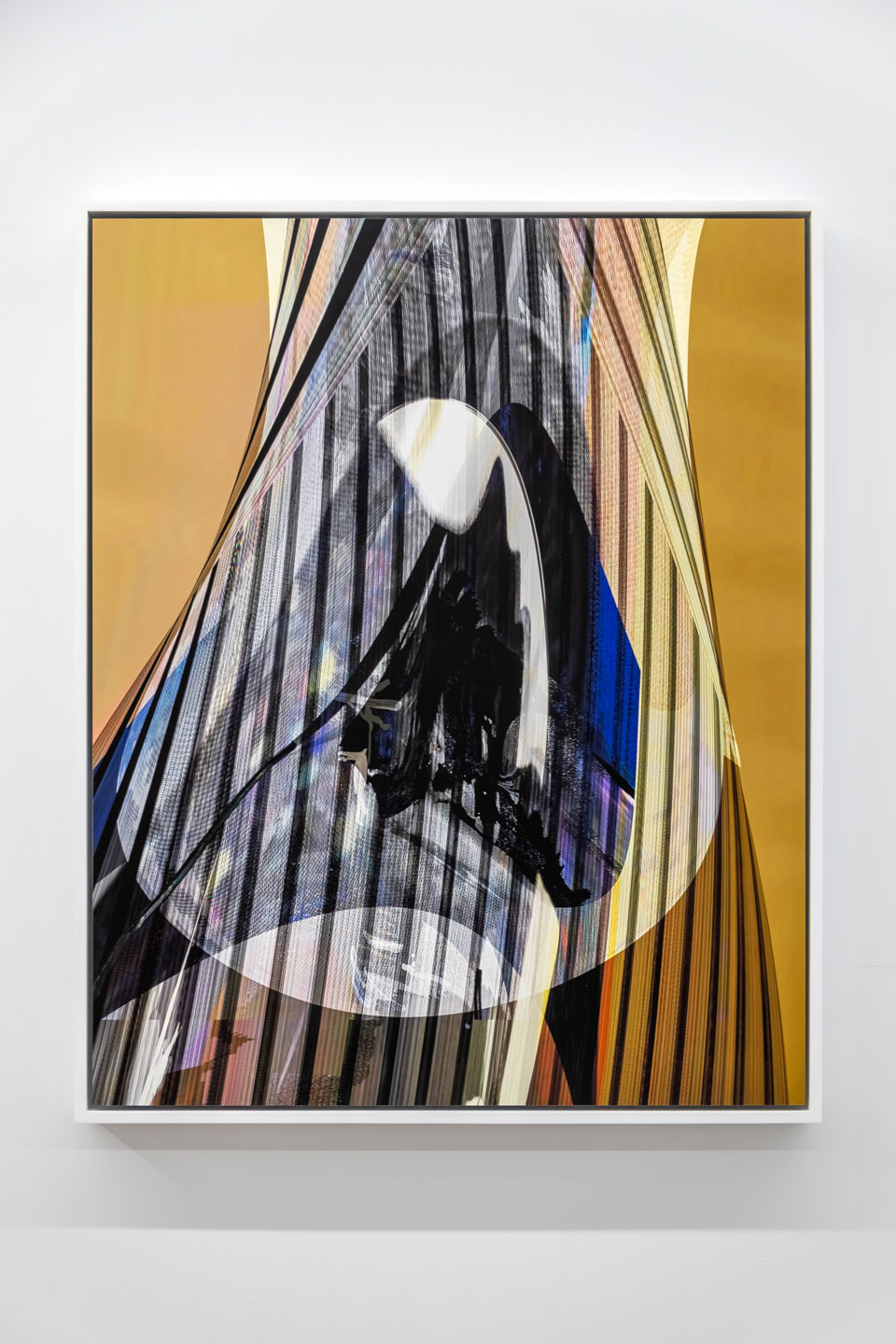 Alex Fischer, M, 2022-140829 28 × 22½ inch matte gicleé mounted to aluminum, 30 × 24½ × 2 inches framed