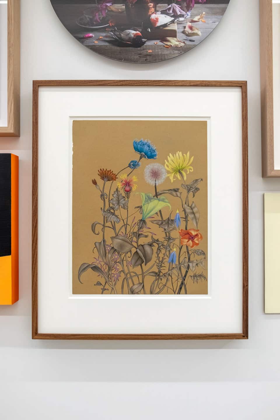 Zachari Logan, Night Vision 5, 2022, 356×280mm / 14×11in pastel on brown paper