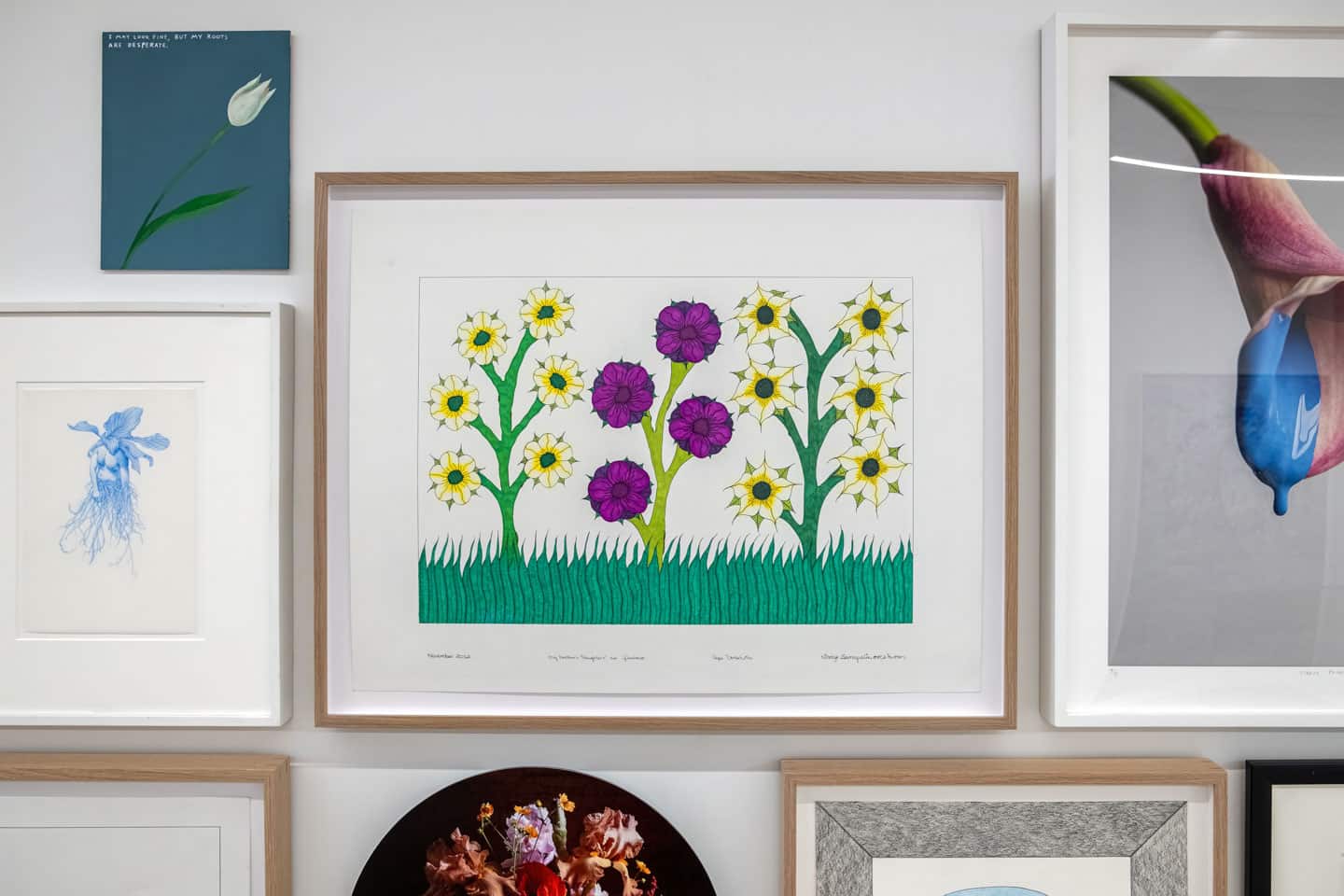 Nicotye Samuyalie, Untitled, 2012, 508×660mm / 20×26in coloured pencil, ink