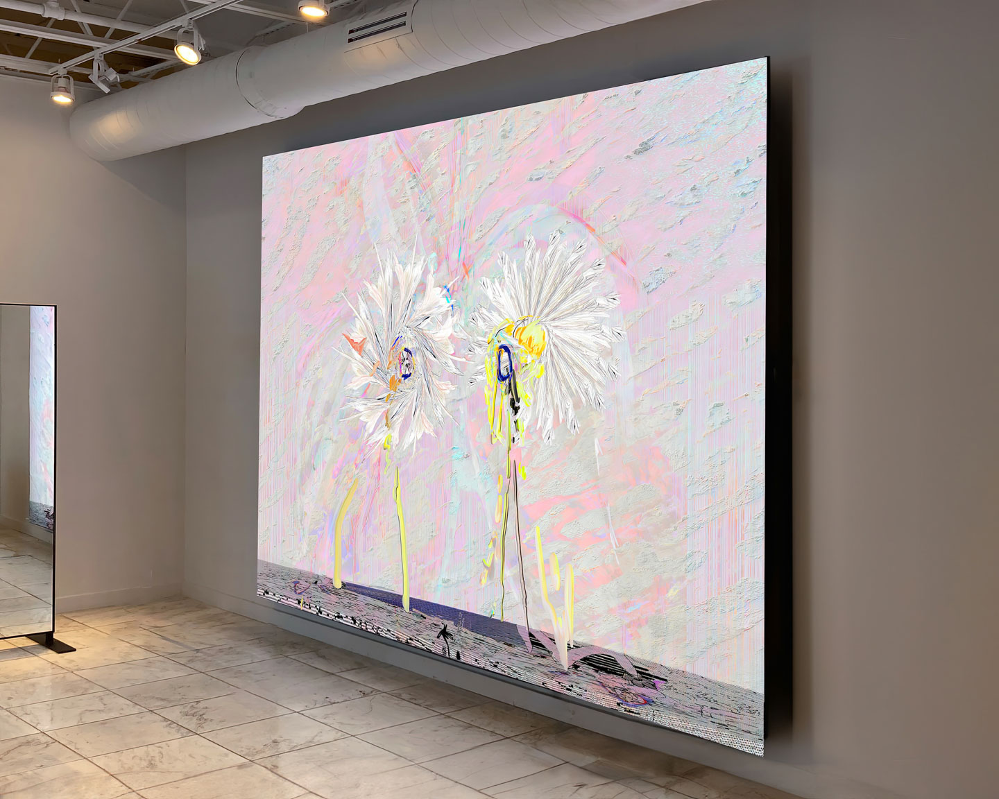 Alex Fischer, untitled pairs, 2023, 97½×132 in lightjet lightbox Alex Fischer, untitled pairs, 2023, 97½×132 in lightjet lightbox