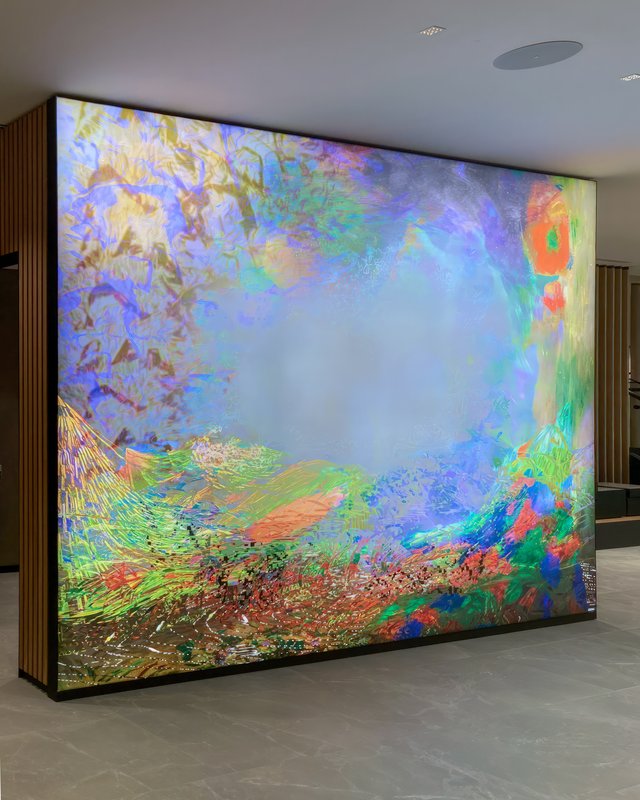 Alex Fischer, Portal, 2023, 126&times;151&frac12; in lightjet lightbox